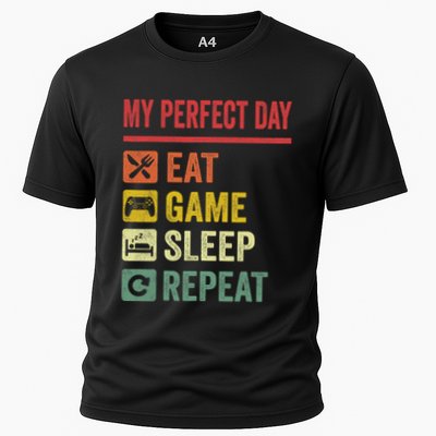 My Perfect Day Video Games Funny Cool Gamer Tee Gift Performance Shirt