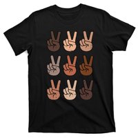 Melanin Peace Diversity Beauty Has No Skin Tone Black Pride T-Shirt