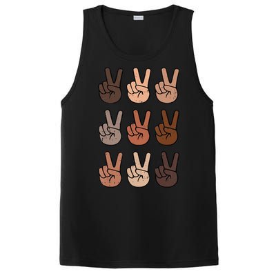 Melanin Peace Diversity Beauty Has No Skin Tone Black Pride PosiCharge Competitor Tank