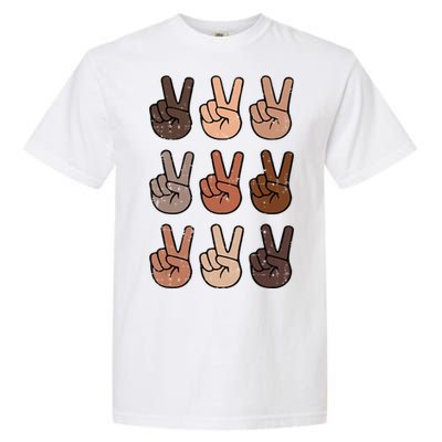 Melanin Peace Diversity Beauty Has No Skin Tone Black Pride Garment-Dyed Heavyweight T-Shirt