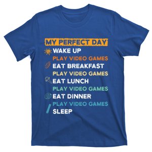 My Perfect Day Video Games For Gamers Gift T-Shirt