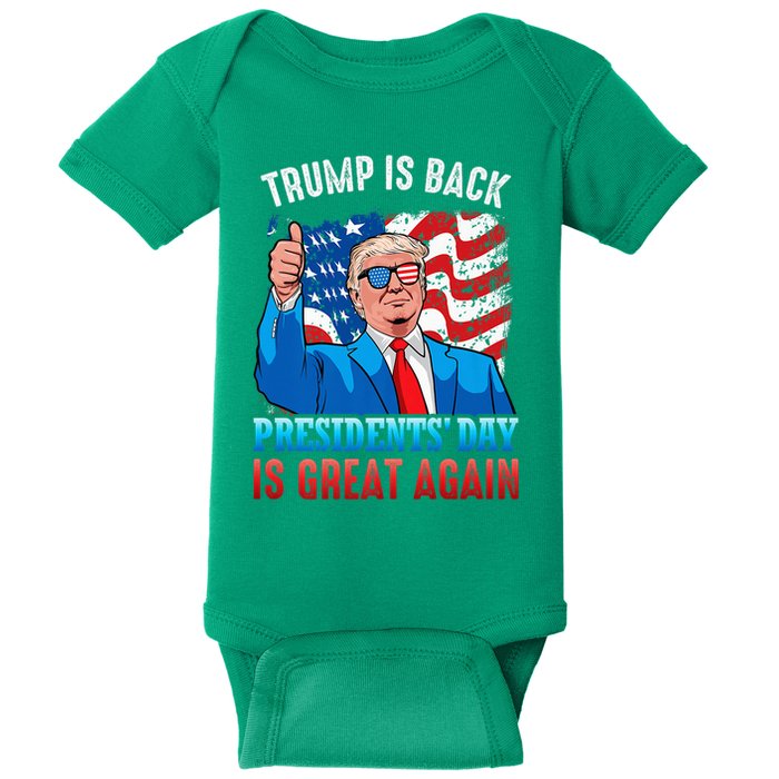 Make PresidentS Day Great Again President Trump Usa America Baby Bodysuit
