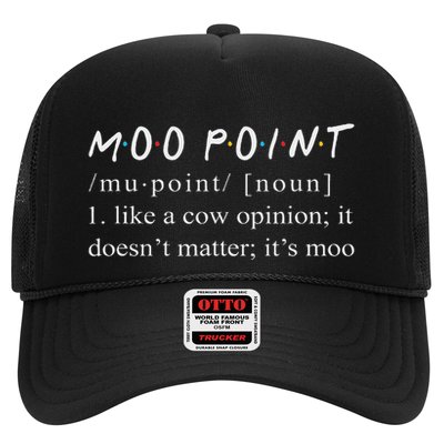 Moo Point Definition Funny Moo Point Trucker Hat