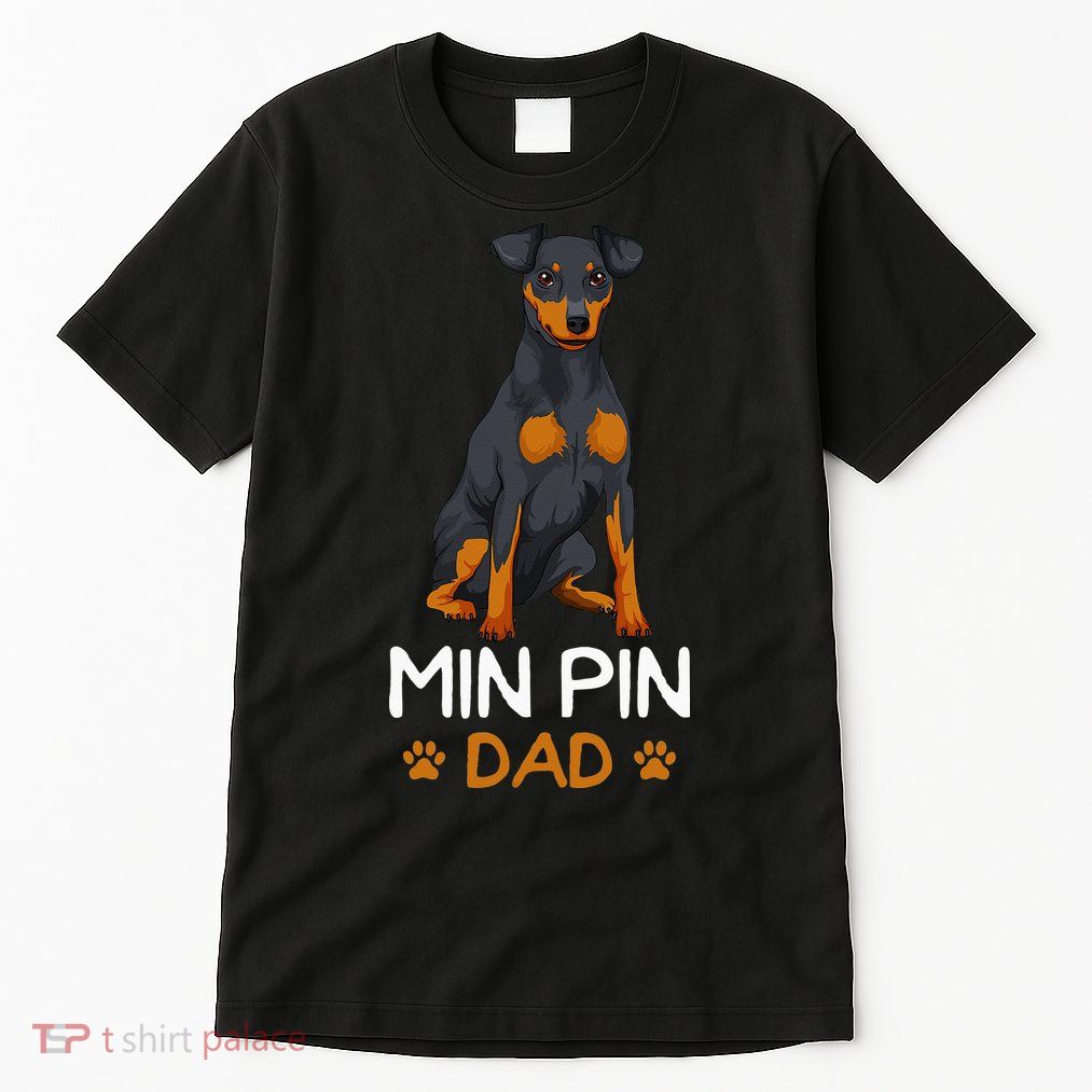 Min Pin Dad Miniature Pinscher Dog Father Father´s Day Tall T-Shirt