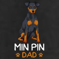 Min Pin Dad Miniature Pinscher Dog Father Father´s Day 25L Jumbo Tote