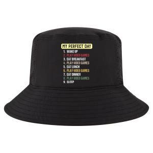 My Perfect Day Video Games Gift My Perfect Day Gift Cool Comfort Performance Bucket Hat