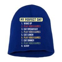 My Perfect Day Video Games Gift My Perfect Day Gift Short Acrylic Beanie