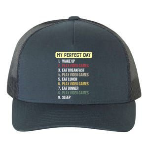 My Perfect Day Video Games Gift My Perfect Day Gift Yupoong Adult 5-Panel Trucker Hat