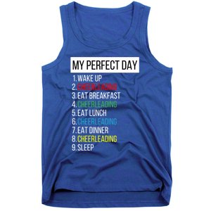 My Perfect Day Cheerleading Gift Tank Top