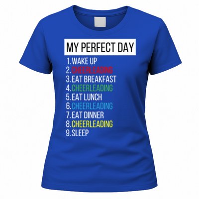 My Perfect Day Cheerleading Gift Women's T-Shirt