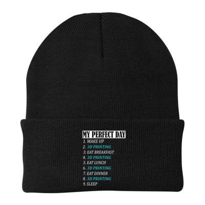 My Perfect Day 3 D Printing Printer Accessories Funny Gift Geek Gift Beanie