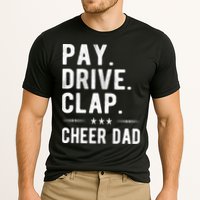 Mens Pay Drive Clap Cheer Dad Cheerleading Father Cheerleader Cooling Performance Crew T-Shirt