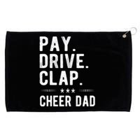 Mens Pay Drive Clap Cheer Dad Cheerleading Father Cheerleader Grommeted Golf Towel