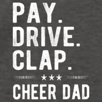 Mens Pay Drive Clap Cheer Dad Cheerleading Father Cheerleader Vector Backpack