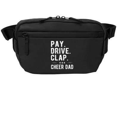 Mens Pay Drive Clap Cheer Dad Cheerleading Father Cheerleader Crossbody Pack