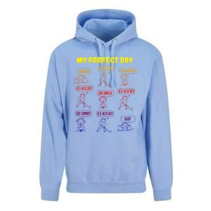 My Perfect Day Boy Ice Hockey Cute Gift Unisex Surf Hoodie