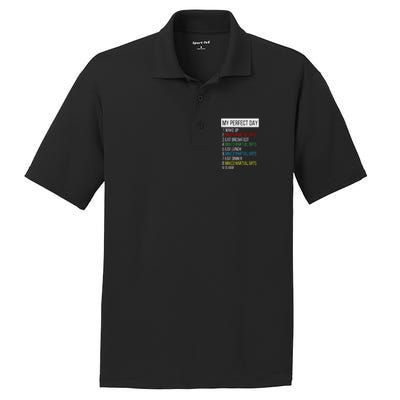 My Perfect Day Mixed Martial Arts Gift PosiCharge RacerMesh Polo