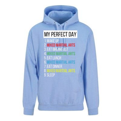 My Perfect Day Mixed Martial Arts Gift Unisex Surf Hoodie