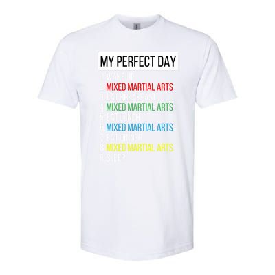 My Perfect Day Mixed Martial Arts Gift Softstyle® CVC T-Shirt