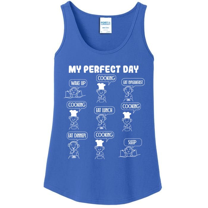 My Perfect Day Cooking Gift Ladies Essential Tank