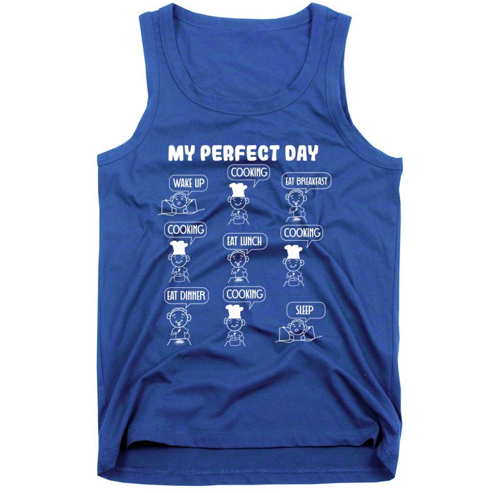 My Perfect Day Cooking Gift Tank Top