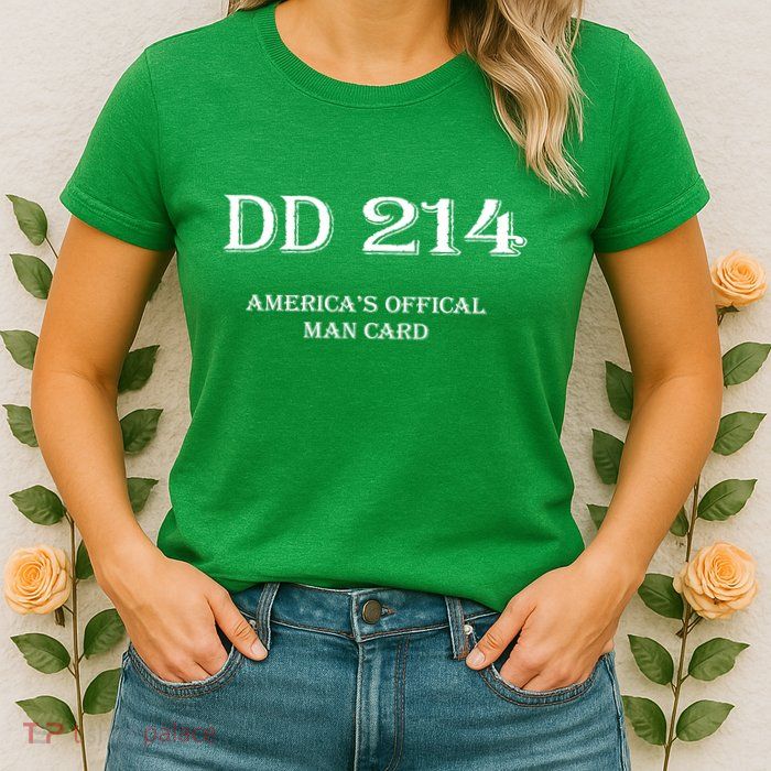 Military Patriotic Dd214 Americas Man Card Veteran Day Gift Women's T-Shirt