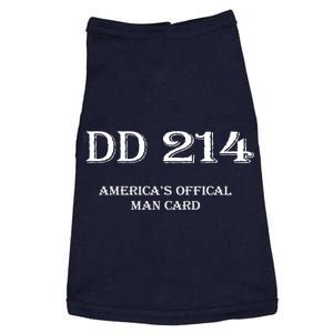 Military Patriotic Dd214 Americas Man Card Veteran Day Gift Doggie Tank