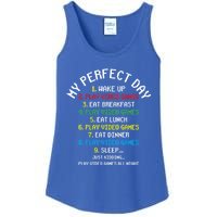 My Perfect Day Play Video Games Lover Gift Ladies Essential Tank