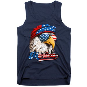 Merica Patriotic Eagle USA American Flag 4th Of July Tank Top