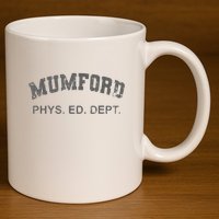 Mumford Phs. Ed. Dept 11oz C Handle Ceramic Mug