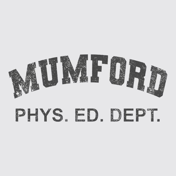 Mumford Phys Ed Dept Funny Lazy Womens Funnel Neck Pullover Hood