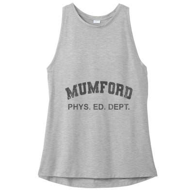 Mumford Phys Ed Dept Funny Lazy Ladies PosiCharge Tri-Blend Wicking Tank
