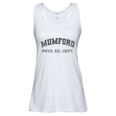 Mumford Phys Ed Dept Funny Lazy Ladies Essential Flowy Tank