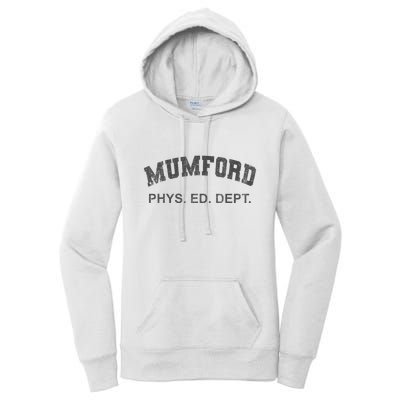 Mumford Phys Ed Dept Funny Lazy Women's Pullover Hoodie
