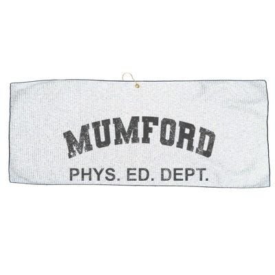 Mumford Phys Ed Dept Funny Lazy Large Microfiber Waffle Golf Towel