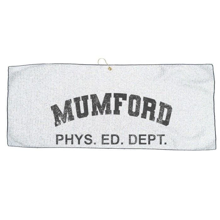 Mumford Phys Ed Dept Funny Lazy Large Microfiber Waffle Golf Towel