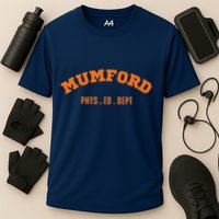 Mumford Phys. Ed. Dept. Novelty Cooling Performance Crew T-Shirt