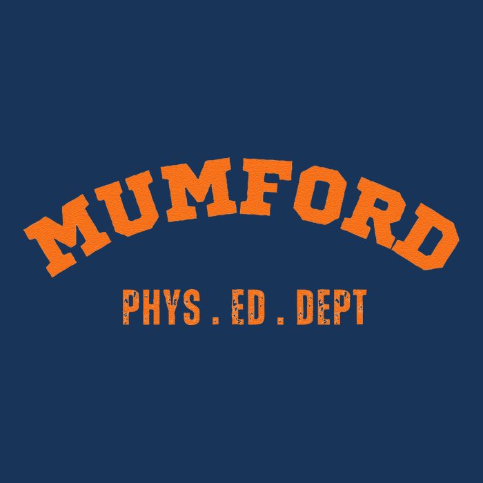 Mumford Phys. Ed. Dept. Novelty Cooling Performance Crew T-Shirt
