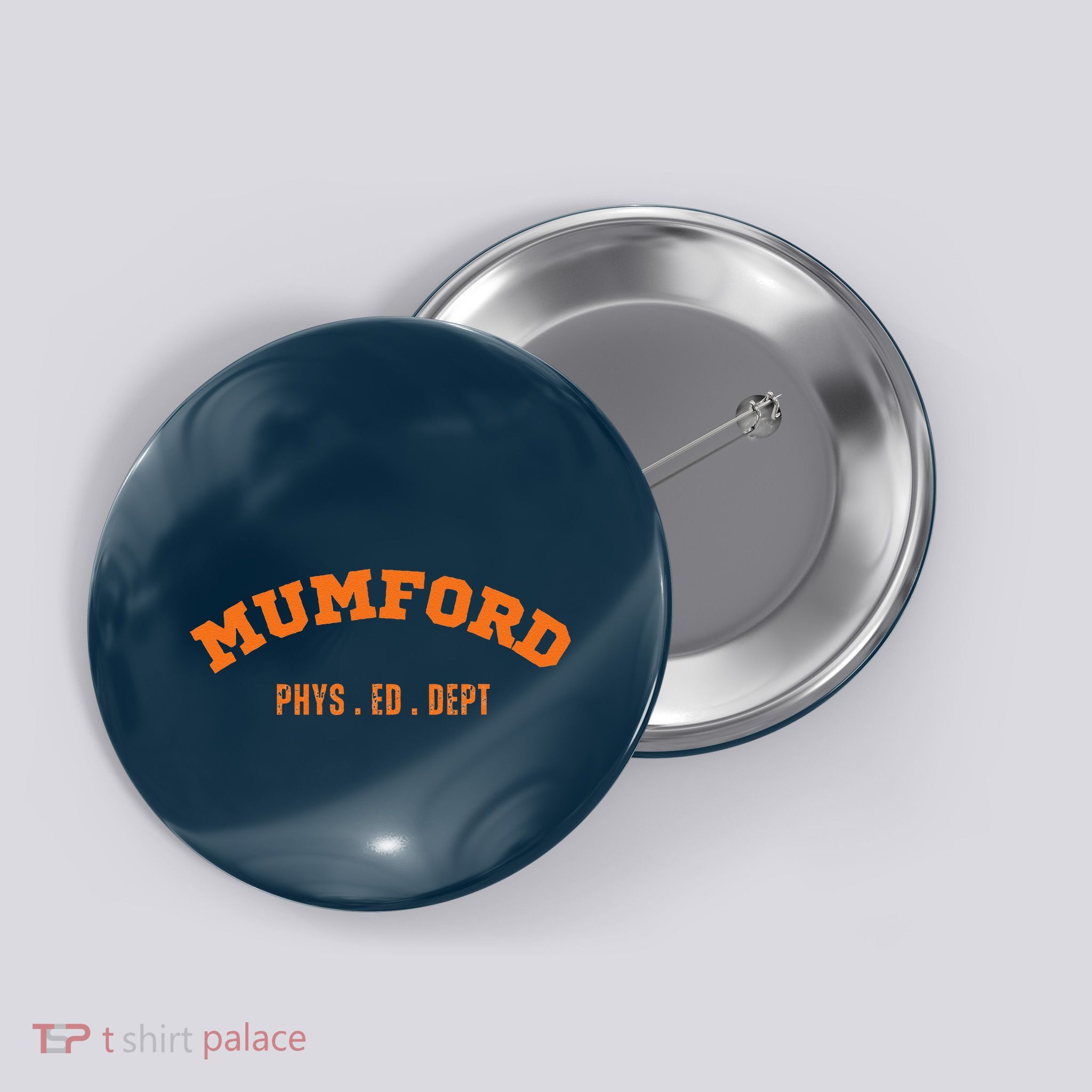 Mumford Phys. Ed. Dept. Novelty Button
