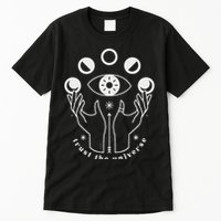 Moon Phases Esoteric Art Trust The Universe Quote Tall T-Shirt