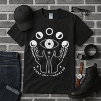 Moon Phases Esoteric Art Trust The Universe Quote Tall T-Shirt