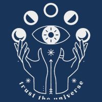 Moon Phases Esoteric Art Trust The Universe Quote Infant Baby Jersey Bodysuit