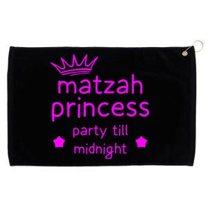 Matzah Princess Funny Passover Afikoman Midnight Party Matzo Grommeted Golf Towel