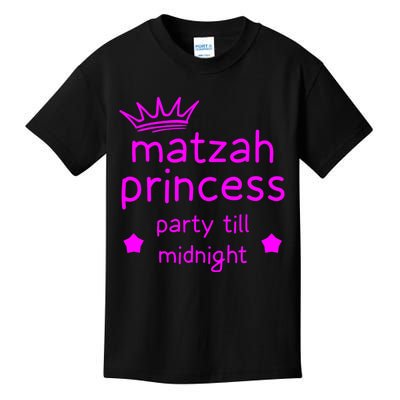 Matzah Princess Funny Passover Afikoman Midnight Party Matzo Kids T-Shirt