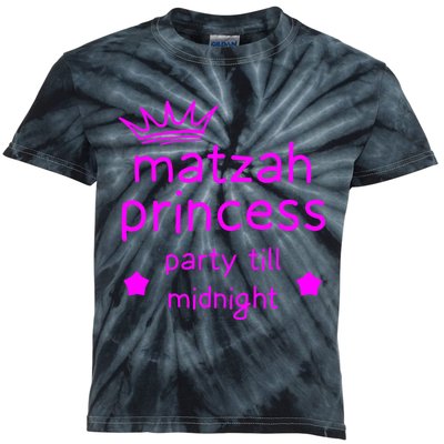 Matzah Princess Funny Passover Afikoman Midnight Party Matzo Kids Tie-Dye T-Shirt