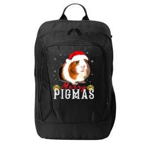 Merry Pigmas Face Mask Funny Guinea Pig Christmas Santa Xmas City Backpack