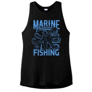 Marine Phantome Fishing Ladies PosiCharge Tri-Blend Wicking Tank