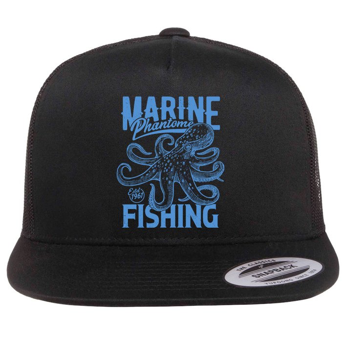 Marine Phantome Fishing Flatbill Hat