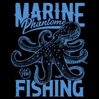 Marine Phantome Fishing Flatbill Hat