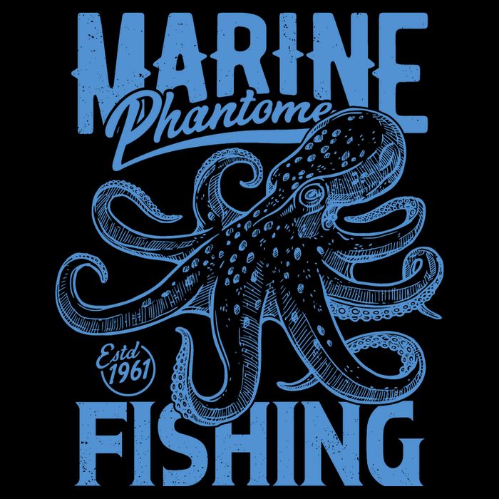 Marine Phantome Fishing Flatbill Hat